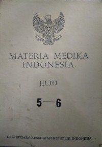 Materia Medika Indonesia Jilid 5-6