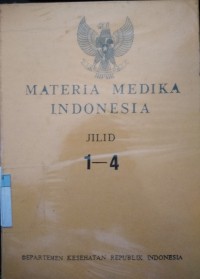 Materia Medika Indonesia Jilid 1-4