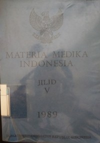 Materi Medika Indonesia Jilid V 1989